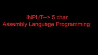 15.  NUMBER OF CHARACTER IN A INPUT LINE || Assembly Language Programming || English || emu8086