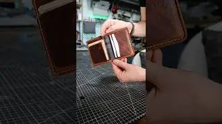 Handmaking your next wallet 👊 #asmr #asmrsounds
