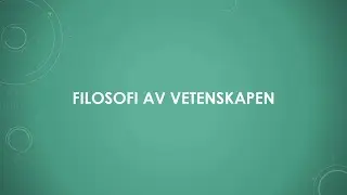 Filosofi av vetenskapen