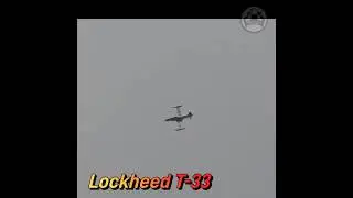 This is The Lockheed T-33 Shooting Star Training Jet of the Cold War #aviation #military #airshow