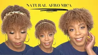 Janet Collection Natural Curly Synthetic Hair Wig - NATURAL AFRO MICA --/WIGTYPES.COM