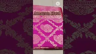 Kanjivaram Saree Under 600✨👌 #shorts#youtubeshorts#shortsvideo#kanjivaramsaree#unboxing#amazon