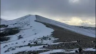 Manto de nieve en los Campos de Hern&aacute;n Pelea, en Santiago-Pontones (25.12.25)