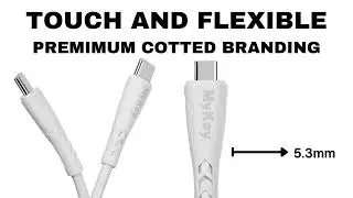 MYKEY CC-P1502 1.5 METER TYPE C TO TYPE C 3.0 AMP FAST CHARGING CABLE (WHITE)