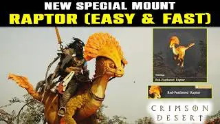RAPTOR MOUNT FAST & EASY Explained in Crimson Desert | New RAPTOR MOUNT
