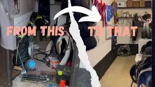 TACK ROOM ORGANISE | Spring is here, let&rsquo;s clean! 🧽 🫧 🧹