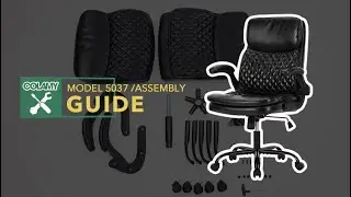 COLAMY Office Chair 5037 Assembly Guide 2022 (Metal Base)
