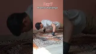 What's your count ☠️ || Day 7 home challenge 💪 #calisthenics #shorts #homeworkout