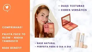 NOVIDADES: PALETA FACE TO GLOW NADIA TAMBASCO POR OCEANE E BASE EM BAST&Atilde;O HELLO HAPPY AIR BENEFIT