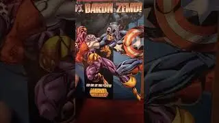 Капитан Америка против барона Зему #2 Marvel Adventure Games Бесплатный комикс Классная обложка М...