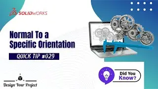Normal to Trick | Quick modeling tips | Tutorial | Tips and Tricks | Shortcut | Solidworks