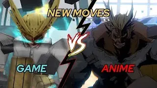 NEW MOVES! Every Heroes Battlegrounds Character vs Anime Comparison (NEW DEKU 1,000,000% ULTIMATE )