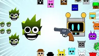 Sprunki Square League: Pistol Arena - Split Survivors!
