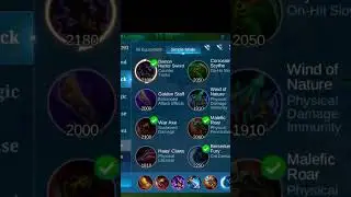 SUN ONE SHOT AND TANK KILLS BEST BUILD 2023 mlbb ✅