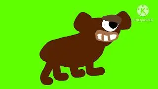Endless portuguese bear green screen left
