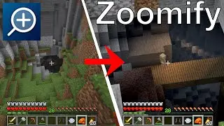 Zoomify | Мод на увеличение масштаба для Minecraft 1.21+
