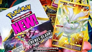 ALL NEW POKEMON REBEL CLASH EARLY BOOSTER BOX OPENING! AMAZING!