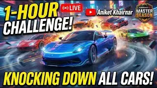 LIVE 🔴 Asphalt 8 Master Season | Battista Unleashed 😈 Knocking Down Cars in Intense Multiplayer