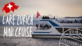 ⛴️ We took a mini lake cruise in Zurich 🇨🇭