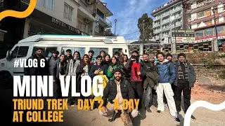 Trip Day 2: Triund Trek | A Day in Delhi University College | Student Vlog