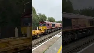 Class 66089 at Alfreton. On a Doncaster Belmont to Toton