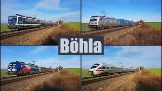 Trainspotting in B&ouml;hla mit IntEgro 155, DB + ČD + Captrain Vectrons Stadler Kiss, uvm.