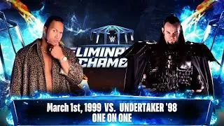 Full Match - The Rock '99 Undertaker '98: Elimination Chamber | WWE 2k24