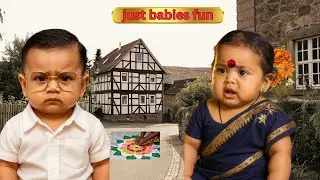 just babies fun .FUNNY CARTOON STORIES IN TELUGU