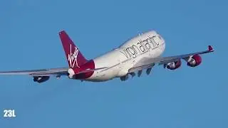 Bye Bye Tinker Belle G-VBIG B744 Virgin Atlantic Airways Retirement On 22/11/2019.