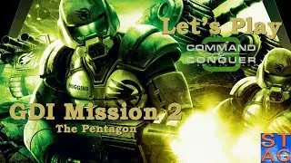 Pentagon Defense (GDI Mission 2) - Let's Play Command & Conquer 3: Tiberium Wars