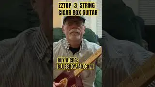 La Grange On A 3 String Cigar Box Guitar #cbg #cigarboxguitar #cigarboxguitarlesson