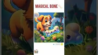 Jaduii Hadii 🦴 #onlinestorytime #cartoon #viralvideo #dog #bones #india #morning #kidsanimation