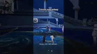 Trinnon was asleep