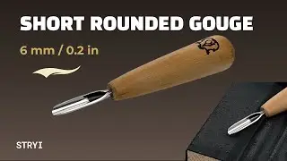 Relaxing STRYI 6 mm Adolf Yurev Profi Chisel &ndash; Smooth Wood Carving