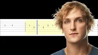 Logan Paul - The Number Song (Easy Guitar Tabs Tutorial)