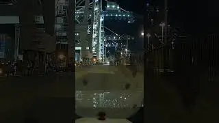 Container electric vehicle Explosion at the Port of Miami that led to fire seen from Brickell
