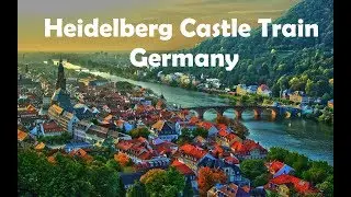 Heidelberg Castle Train in Germany during winter