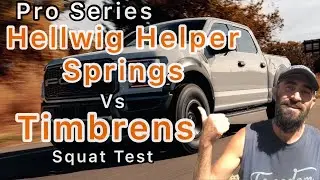 Sag Test: Pro Series Hellwig Helper Springs VS Timbrens