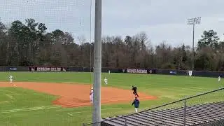 Noah Stout Singles Through Right Side ⬆️2 - Francis Marion Patriots vs Newberry Wolves 2/4/2024