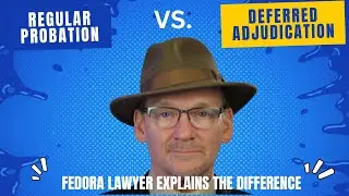 The important difference between Regular Probation and Deferred Adjudication.