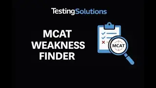 MCAT Weakness Finder 2026 -  Testing Solutions #mcatprep #education #mcat #studysmart #mcatstudying