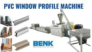 PVX Oyna profili ishlab chiqarish liniyasi - PVC Window Profiles Making machine line