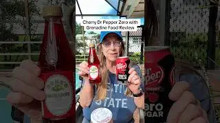 Dr Pepper and pomegranate? Dr Pepper Cherry Zero with Grenadine Food Review #soda #drpepper