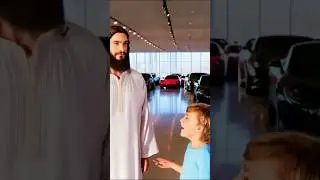Jesus vs child in buy a car