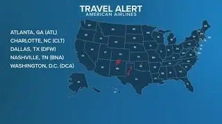 Airlines issuing travel alerts ahead of winter storm