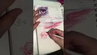 Trying a different filming technique for a bit #drawing #art #sketch #sketchbook