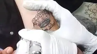 Tattoo making @ oxygen Tattoo studio