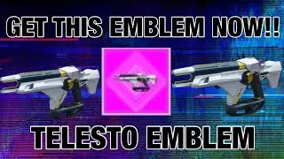 GET THIS EMBLEM NOW!, How to get the Schr&ouml;dinger's Gun Telesto Emblem?!, Destiny 2