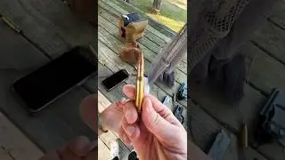 😳Trust me it&rsquo;s harder than it looks&hellip; 7.62x54R #backyardshooting #mosin