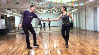 Todd Yannacone & Laura Glaess - Swingout Basic & Variations @ HotCool Swing 스위티스윙 스윙댄스 린디합 강습